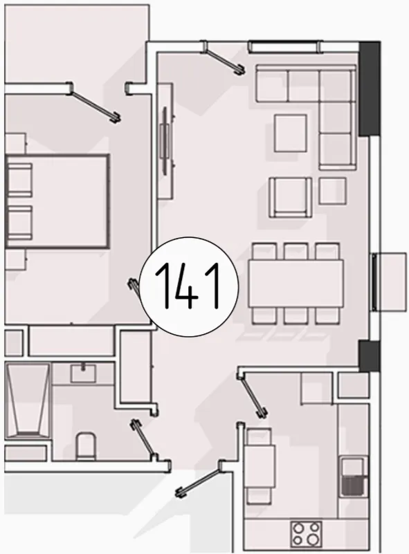 2 xonali 55.19 m²