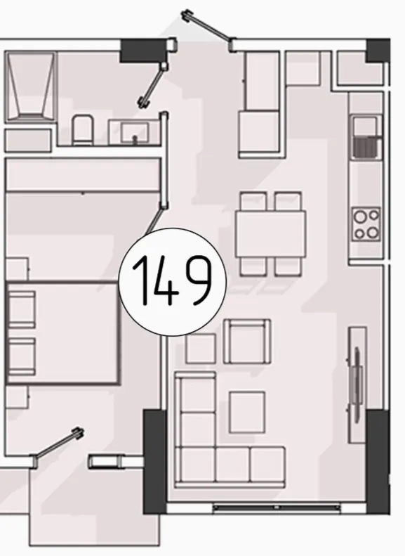2 xonali 46.48 m²