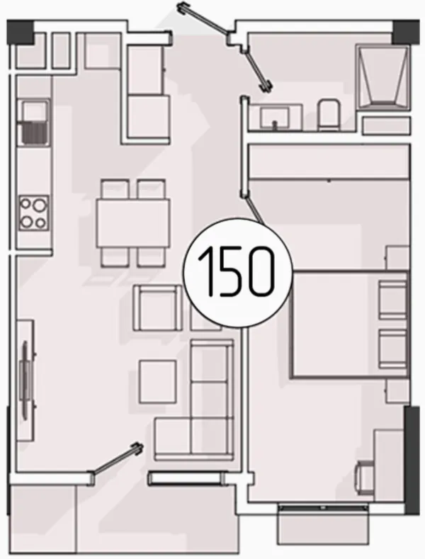 2 xonali 48.29 m²