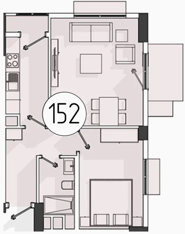 2 xonali 47.24 m²